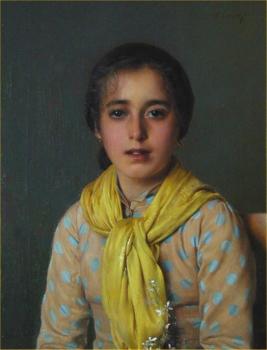 維托裡奧 梅特奧 柯爾尅斯 Girl with Yellow Shawl 維托裡奧 梅特奧 柯爾尅斯 Girl with Yellow Shawl
